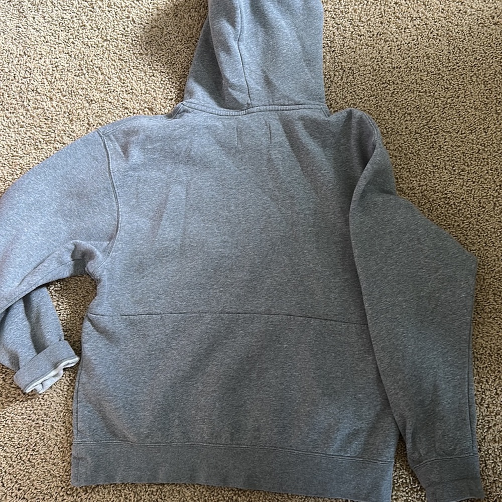Jordan Nike hoodie, grey and black, fleece - Picture 7 of 7